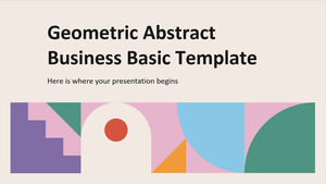 Geometric Abstract - Model de bază pentru afaceri