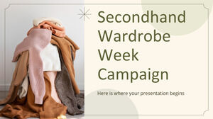 Campanie Săptămâna garderobei second-hand