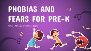 Phobias and Fears for Pre-K