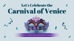 Mari Rayakan Karnaval Venesia