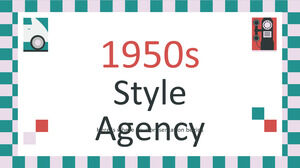 Agencia de estilo de los años 50
