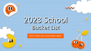 2023年の学校のバケットリスト