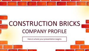 Profil de l'entreprise de briques de construction