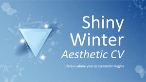 Shiny Winter Aesthetic CV