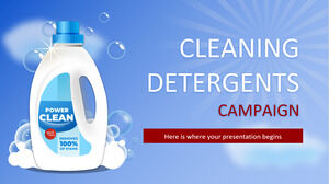 Kampagne für Reinigungsmittel