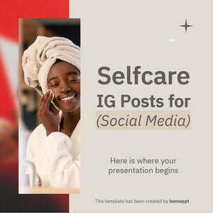 Postagens IG de autocuidado para mídias sociais