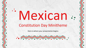 Minithema zum Tag der mexikanischen Verfassung