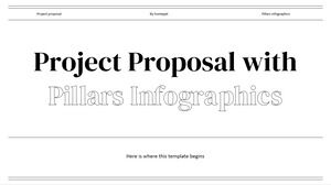 Proposal Proyek dengan Pilar Infografis