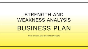 Analisis Kekuatan dan Kelemahan - Rencana Bisnis