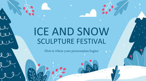 얼음과 눈 조각 축제