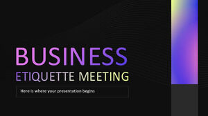 Business-Etikette-Treffen
