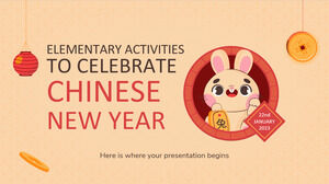 Attività elementari per celebrare il capodanno cinese