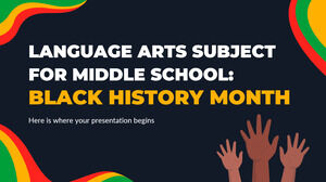 중학교 사회 과목: 흑인 역사의 달
