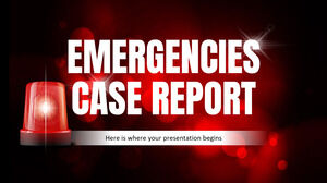 Rapport de cas d'urgence
