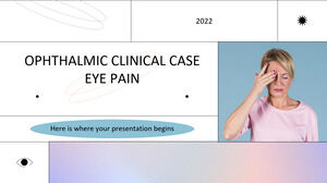 Caso clinico oftalmico: dolore oculare