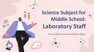 Disciplina de Ciências para o Ensino Médio: Equipe de Laboratório