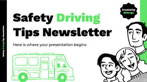 Safety Driving Tips Newsletter