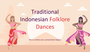 インドネシアの伝統的な民俗舞踊