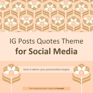 Тема IG Posts Quotes для социальных сетей