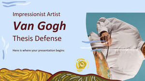 Verteidigung des impressionistischen Künstlers Van Gogh These