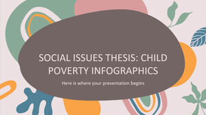 Thèse sur les enjeux sociaux : infographie sur la pauvreté des enfants