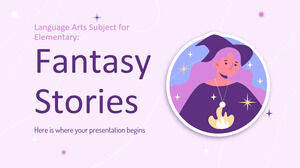 Sprachkunst-Fach für Grundstufe: Fantasy-Geschichten