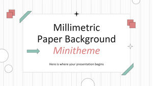 Millimetrisches Papierhintergrund-Minithema