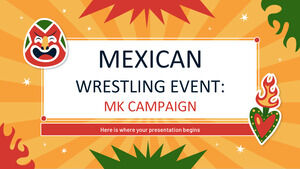 Campagne MK de l'événement de lutte mexicaine