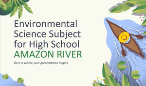 Materia di scienze ambientali per il liceo - Rio delle Amazzoni