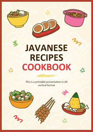 Libro de cocina de recetas javanesas