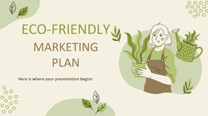 Umweltfreundlicher Marketingplan