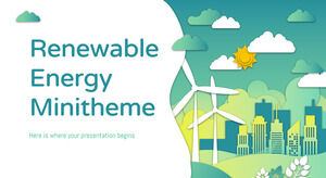 Renewable Energy Minitheme
