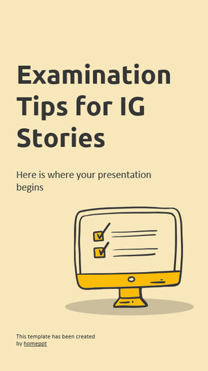 Советы по экзамену для IG Stories