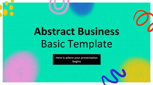 Plantilla básica de negocios abstractos