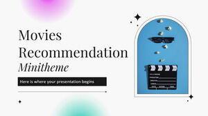 Movies Recommendation Minitheme