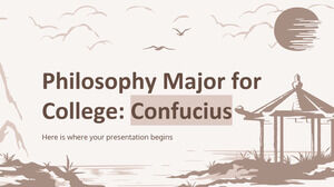 Специальность по философии для колледжа: Конфуций