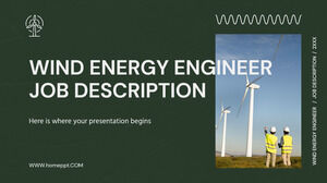 Stellenbeschreibung Windenergieingenieur