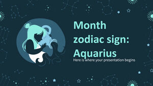 Signo zodiacal del mes: Acuario