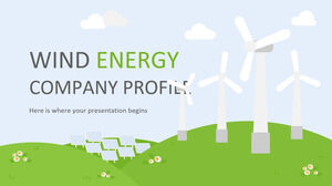 Profil de l'entreprise d'énergie éolienne