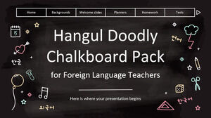 حزمة السبورة Hangul Doodly لمعلمي اللغات الأجنبية
