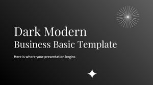 Dark Modern - Șablon de bază pentru afaceri