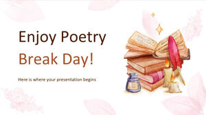 Goditi il ​​Poetry Break Day!