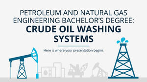 Степень бакалавра в области нефтяной и газовой инженерии: системы промывки сырой нефтью.