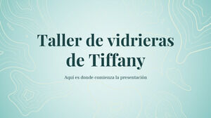 Oficina de vitrais Tiffany