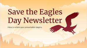 Buletinul informativ Salvați Ziua Vulturilor