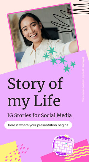 私の人生の物語ソーシャルメディアのIGストーリー