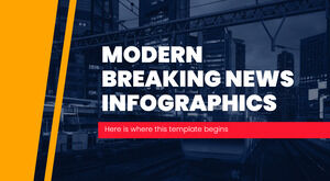 Modern Breaking News Infographics