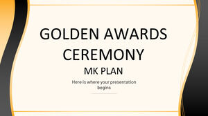 Cerimonia di premiazione d'oro Piano MK