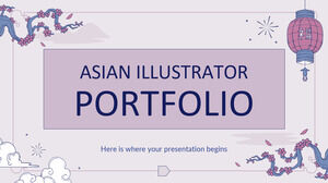 Asiatisches Illustrator-Portfolio