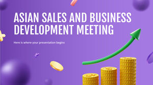 Reunión asiática de ventas y desarrollo comercial